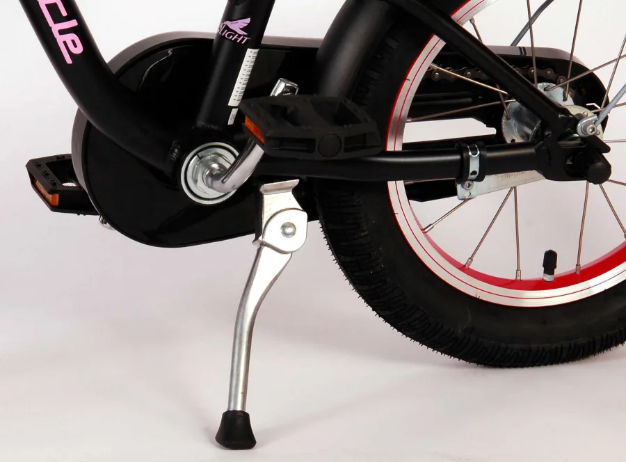 Volare Miracle Kinderfiets – Meisjes – 14 inch – Mat Zwart – Prime Collection — foto 7