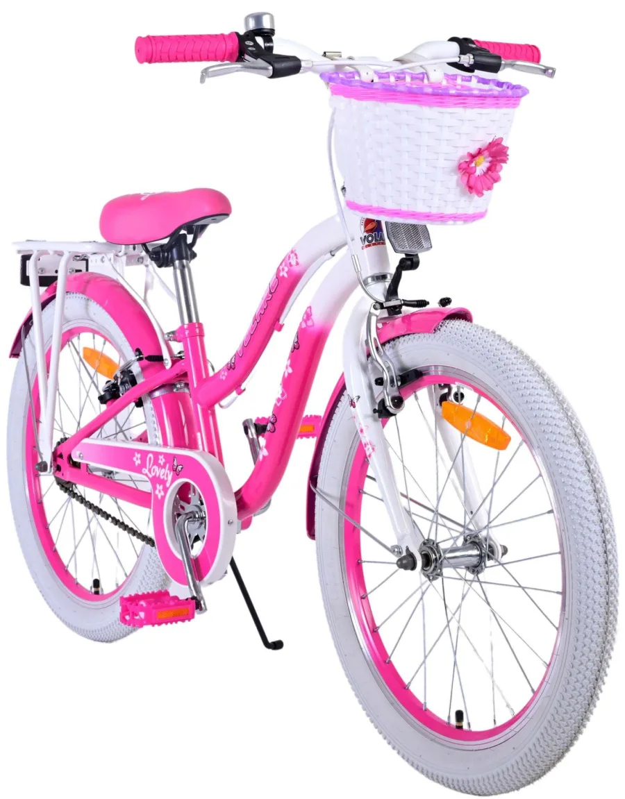Volare Lovely Kinderfiets – Meisjes – 20 inch – Roze – Twee handremmen — foto 18
