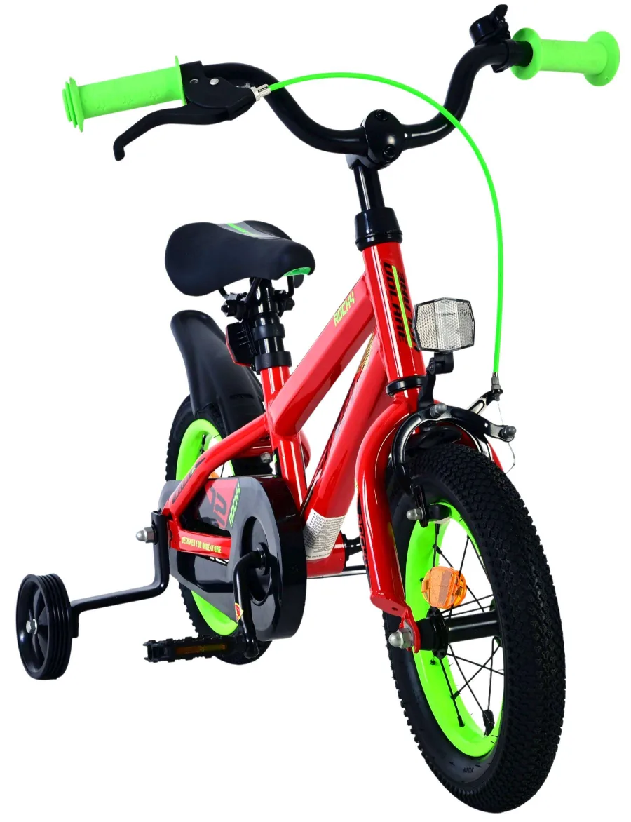 Volare Rocky Kinderfiets – Jongens – 12 inch – Rood – Twee handremmen — foto 5