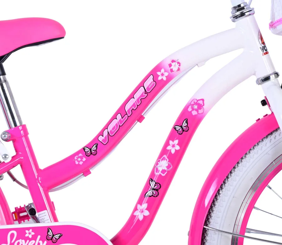 Volare Lovely Kinderfiets – Meisjes – 20 inch – Roze – Twee handremmen — foto 15