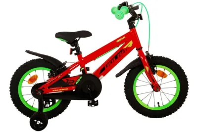 Volare Rocky Kinderfiets – Jongens – 14 inch – Rood – Twee handremmen