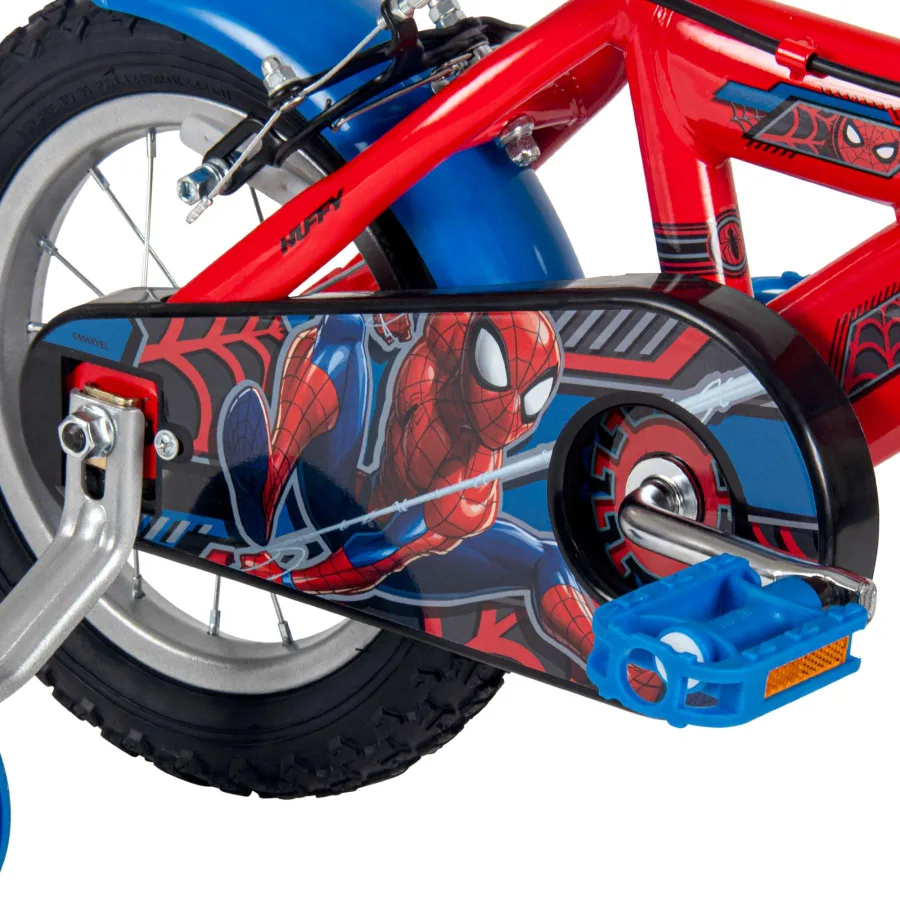 Spider-Man Kinderfiets - Jongens - 12 inch - Rood Blauw - Twee handremmen — foto 3