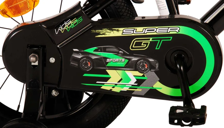 Volare Super GT Kinderfiets – Jongens – 14 inch – Groen – Twee handremmen — foto 10