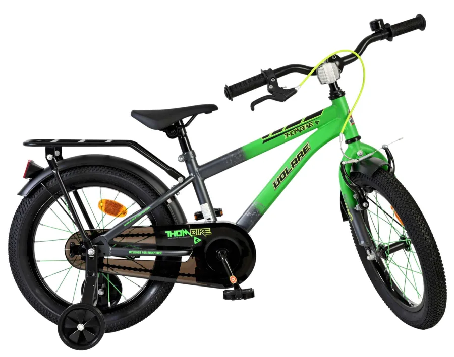 Volare Thombike Kinderfiets – Jongens – 16 inch – Groen Grijs — foto 11