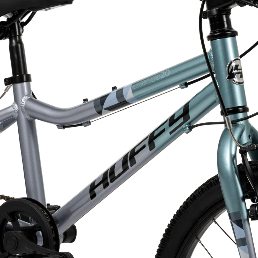 Literide Kinderfiets – Jongens – 20 inch – Turquoise/Zilver – Twee handremmen — foto 8