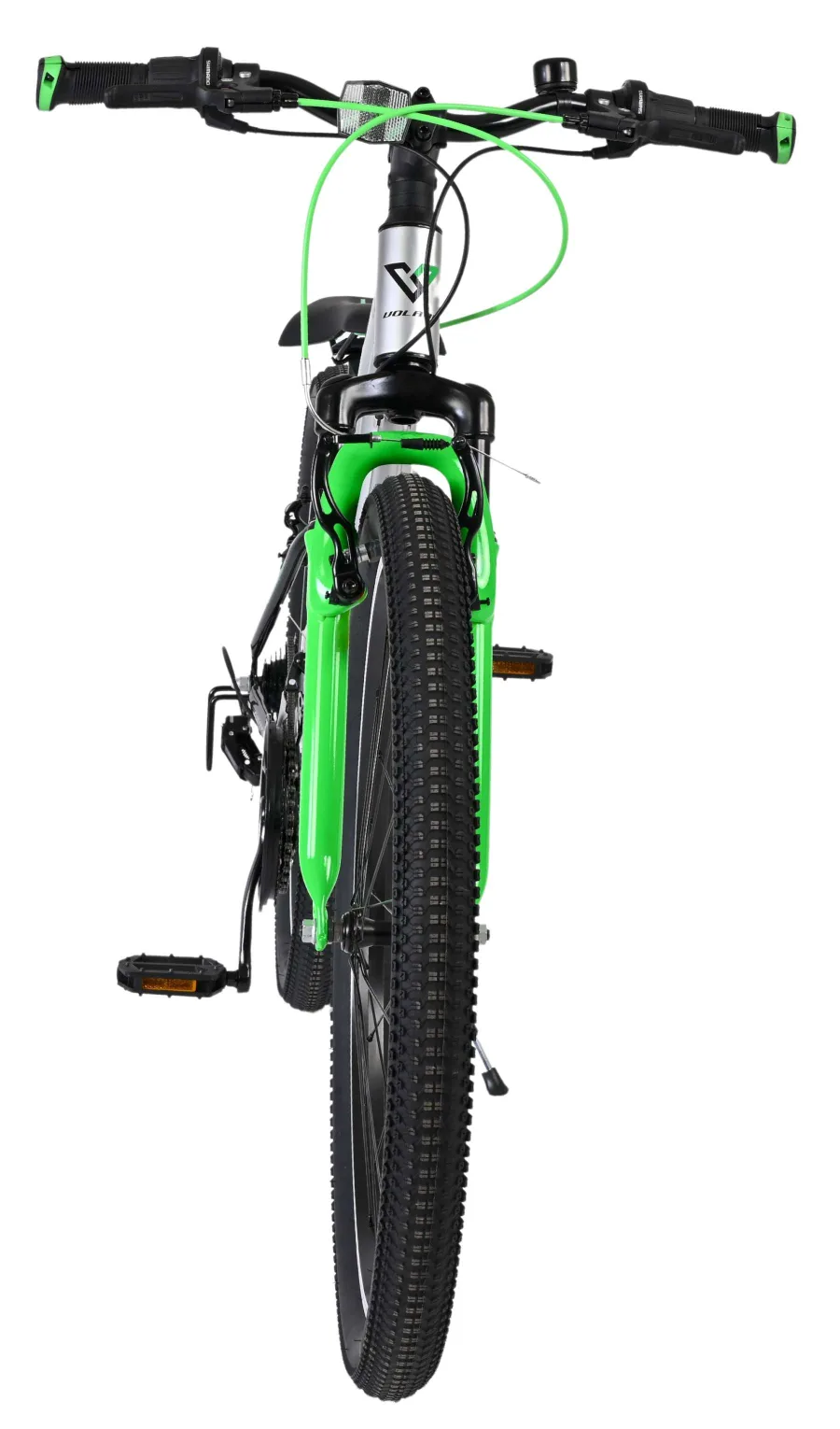 Volare Boost Kinderfiets – 26 inch – 21 speed – Zilver/Groen — foto 10
