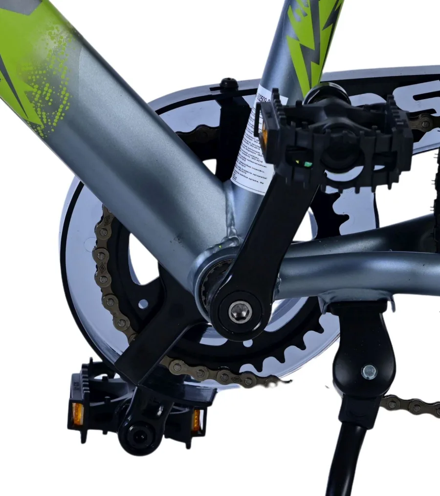 Volare Rocky Kinderfiets – 20 inch – 7 speed – Groen/Grijs — foto 13