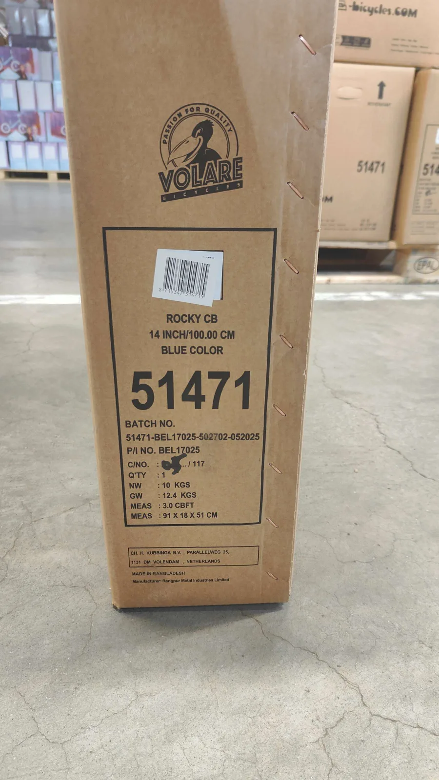 Volare Rocky Kinderfiets – Jongens – 14 inch – Blauw — foto 13