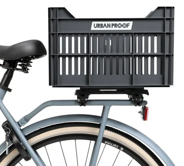 Gerecyclede Fietskrat Urban Proof Click 30 Liter As grijs — foto 13