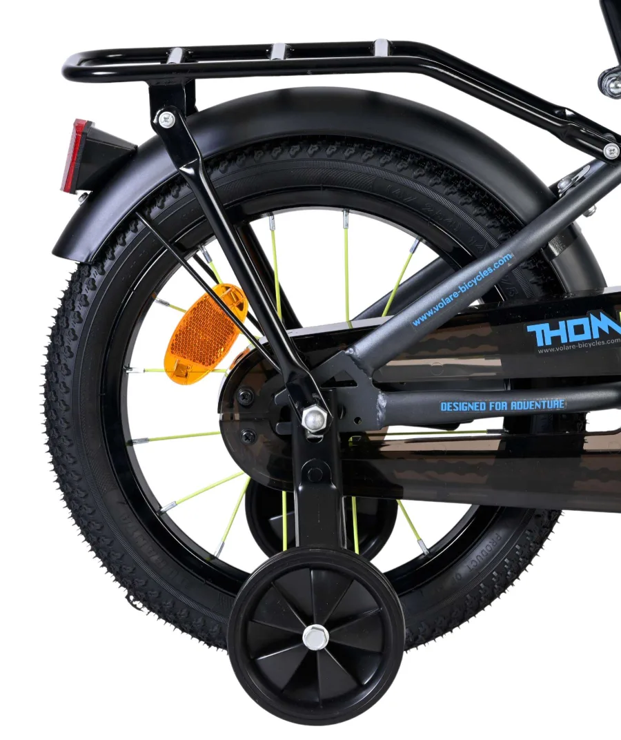 Volare Thombike Kinderfiets – Jongens – 14 inch – Blauw/Grijs — foto 2