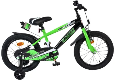 Volare Sportivo Kinderfiets – Jongens – 16 inch – Groen Zwart