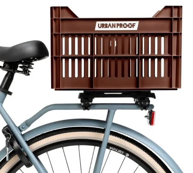 Gerecyclede Fietskrat Urban Proof Click 30 Liter Donker bruin — foto 14