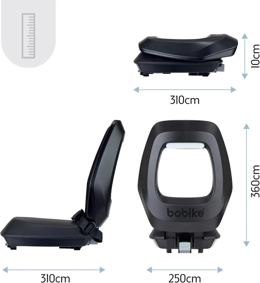 Child seat rear Bobike One Junior black MIK-HD — foto 6