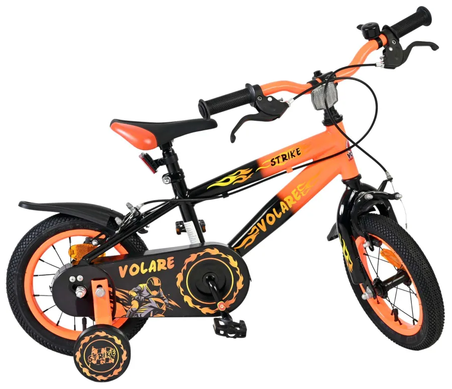 Volare Strike Children's bike – Boys – 12 inch – Black Orange – Two hand brakes — foto 10