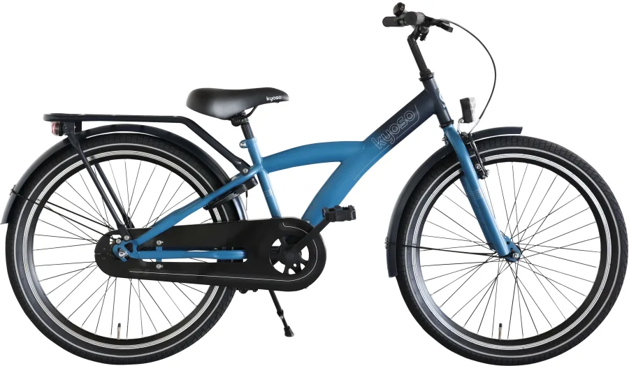 Children's bike Kyoso X-Rider 24 inch with coaster brake - dark blue/aqua