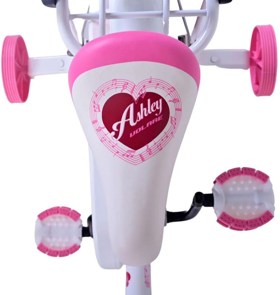 Volare Ashley Kinderfiets – Meisjes – 14 inch – Wit — foto 7