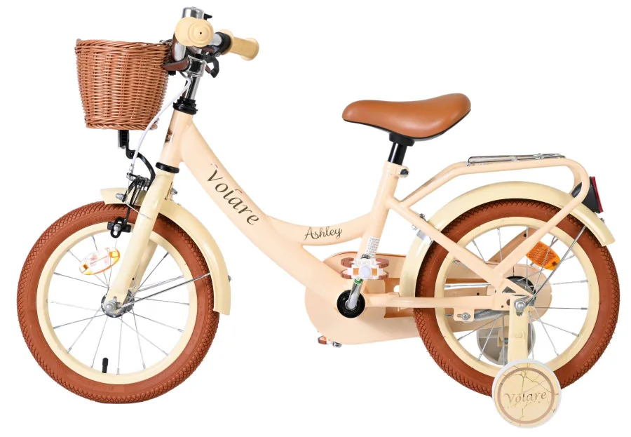 Volare Ashley Kinderfiets - Meisjes - 14 inch - Creme — foto 7
