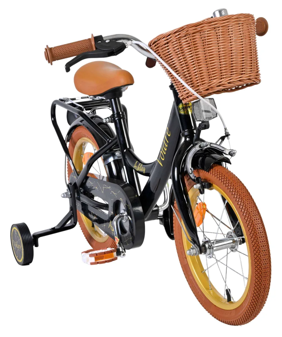 Volare Ashley Kinderfiets – Meisjes – 14 inch – Zwart — foto 7