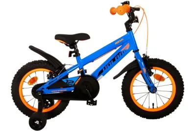 Volare Rocky Kinderfiets – Jongens – 14 inch – Blauw – Twee handremmen