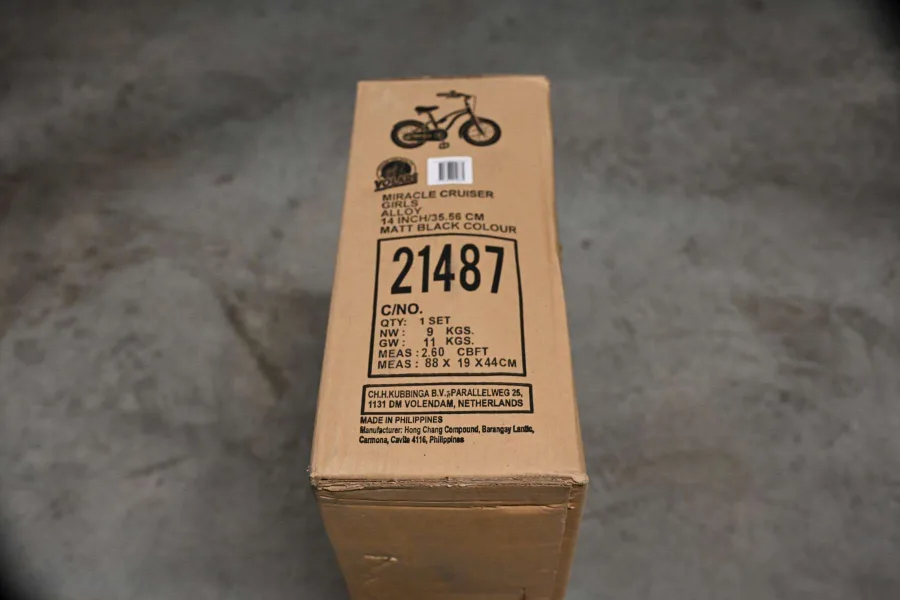 Volare Miracle Kinderfiets – Meisjes – 14 inch – Mat Zwart – Prime Collection — foto 9