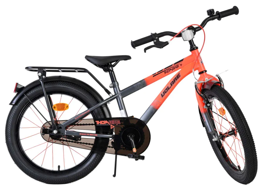 Volare Thombike Kinderfiets – Jongens – 18 inch – Oranje Grijs — foto 12