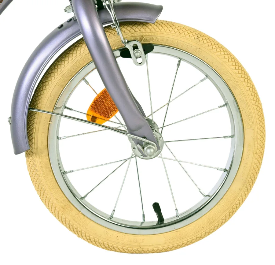 Volare Blossom Kinderfiets – Meisjes – 14 inch – Paars — foto 3