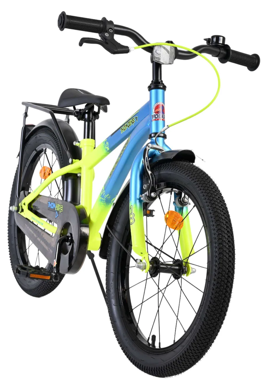 Volare Thombike Kinderfiets – Jongens – 18 inch – Blauw Geel — foto 6
