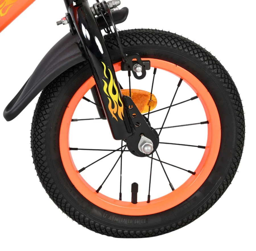 Volare Strike Children's bike – Boys – 12 inch – Black Orange – Two hand brakes — foto 3