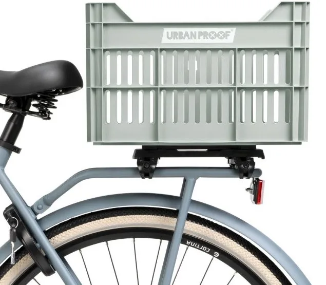 Gerecyclede Fietskrat Urban Proof Click 30 Liter Mistig mintgroen — foto 13