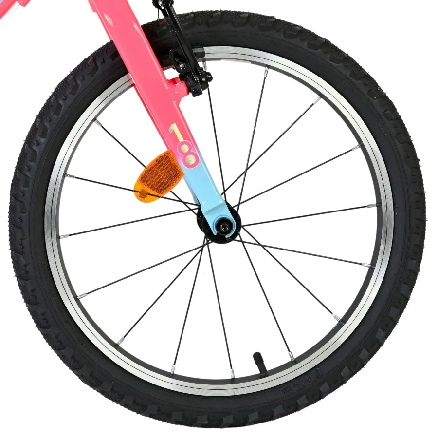 Volare Milano Kinderfiets – Meisjes – 18 inch – Nexus 3 – Roze — foto 3