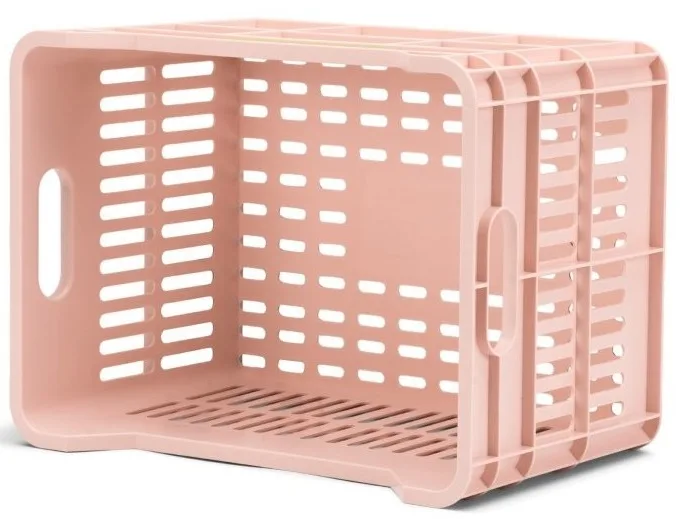 Gerecyclede Fietskrat Urban Proof Junior 15 Liter - Pastelroze — foto 4