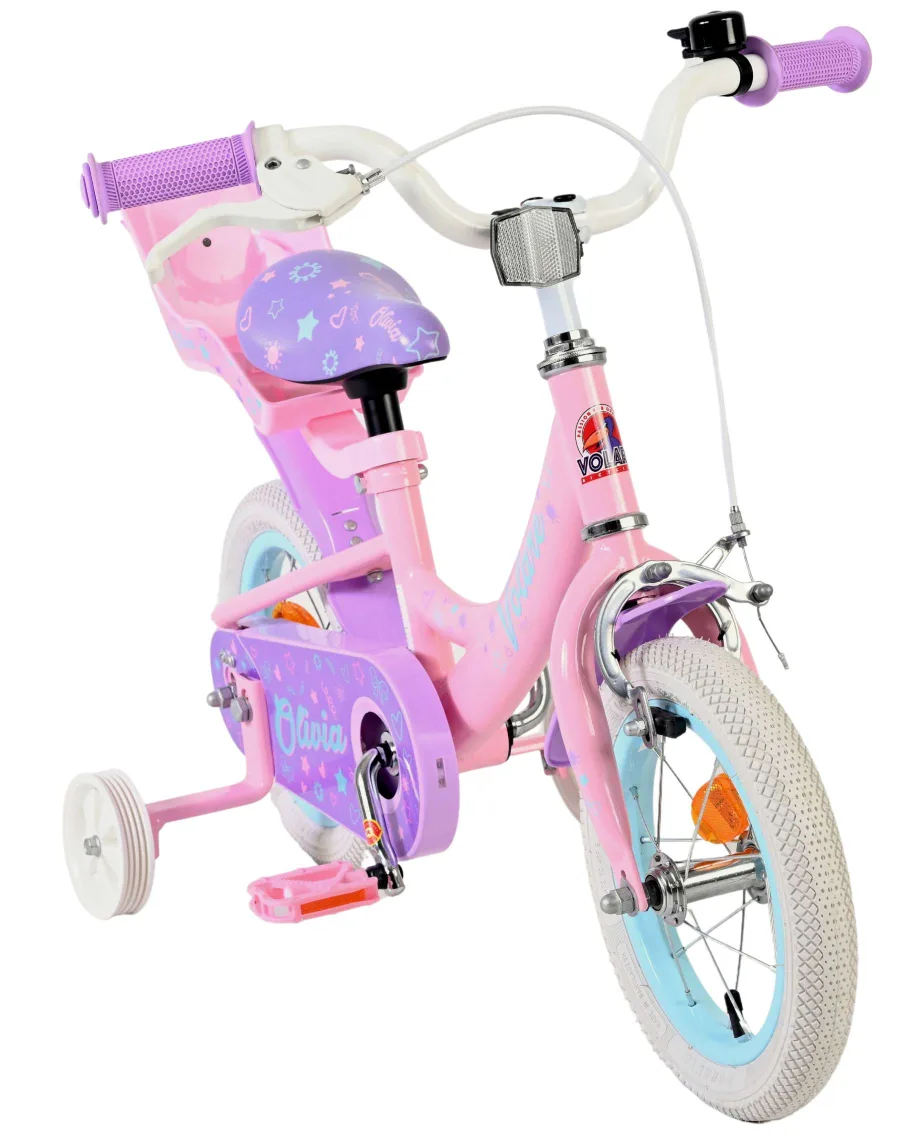 Volare Olivia Kinderfiets – Meisjes – 12 inch – Roze — foto 6
