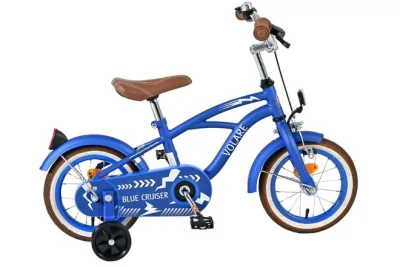 Volare Blue Cruiser Kinderfiets – Jongens – 12 inch – Blauw – 85% afgemonteerd