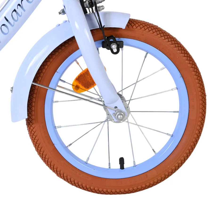 Volare Ashley Kinderfiets – Meisjes – 14 inch – Pastel Blauw – Twee Handremmen — foto 3