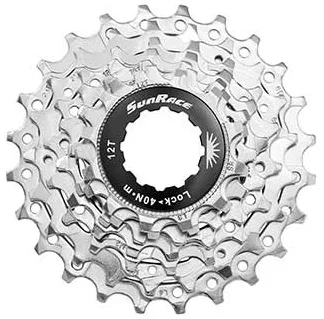 Cassette 7 speed Sunrace CSR63 12-24T - zilver