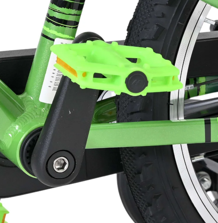 Volare Venom Kinderfiets – Jongens – 16 inch – Groen – Twee Handremmen — foto 11