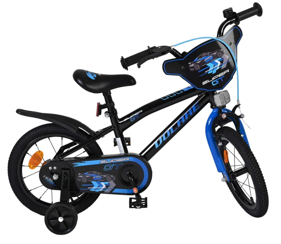 Volare Super GT Kinderfiets – Jongens – 14 inch – Blauw — foto 12