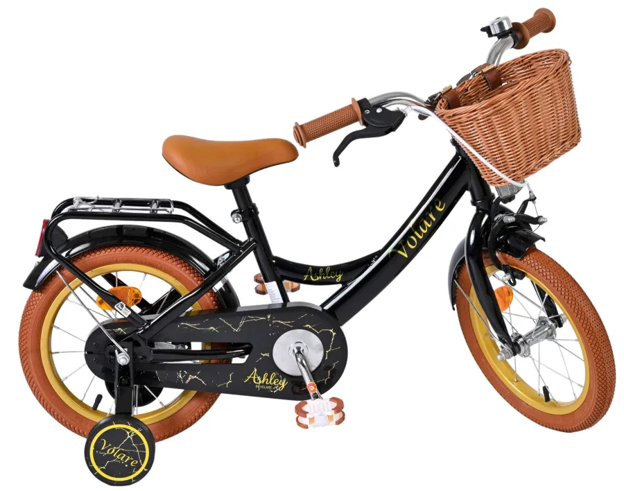 Volare Ashley Kinderfiets – Meisjes – 14 inch – Zwart — foto 12