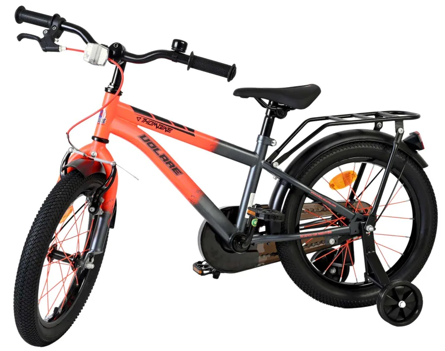 Volare Thombike Kinderfiets – Jongens – 16 inch – Oranje Grijs — foto 9