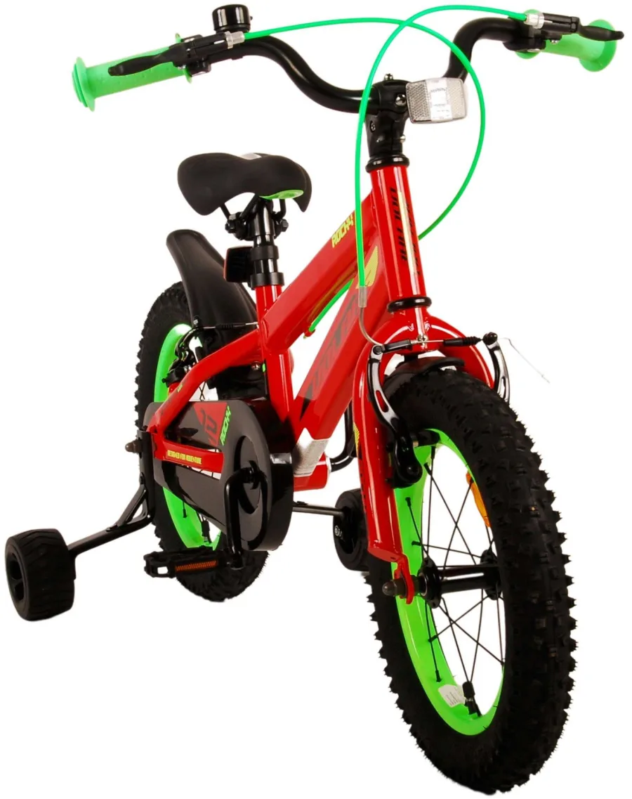 Volare Rocky Kinderfiets – Jongens – 14 inch – Rood – Twee handremmen — foto 14
