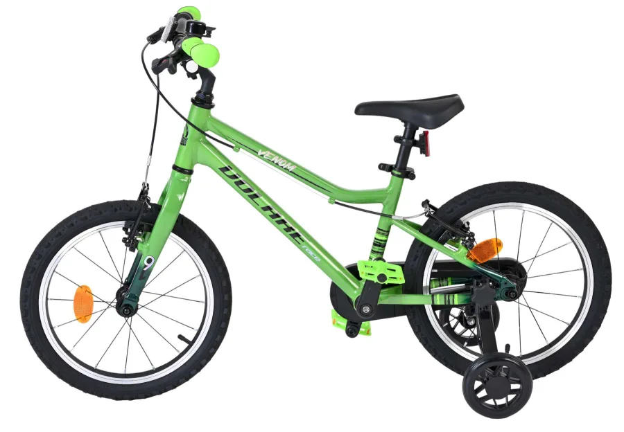 Volare Venom Kinderfiets – Jongens – 16 inch – Groen – Twee Handremmen — foto 9