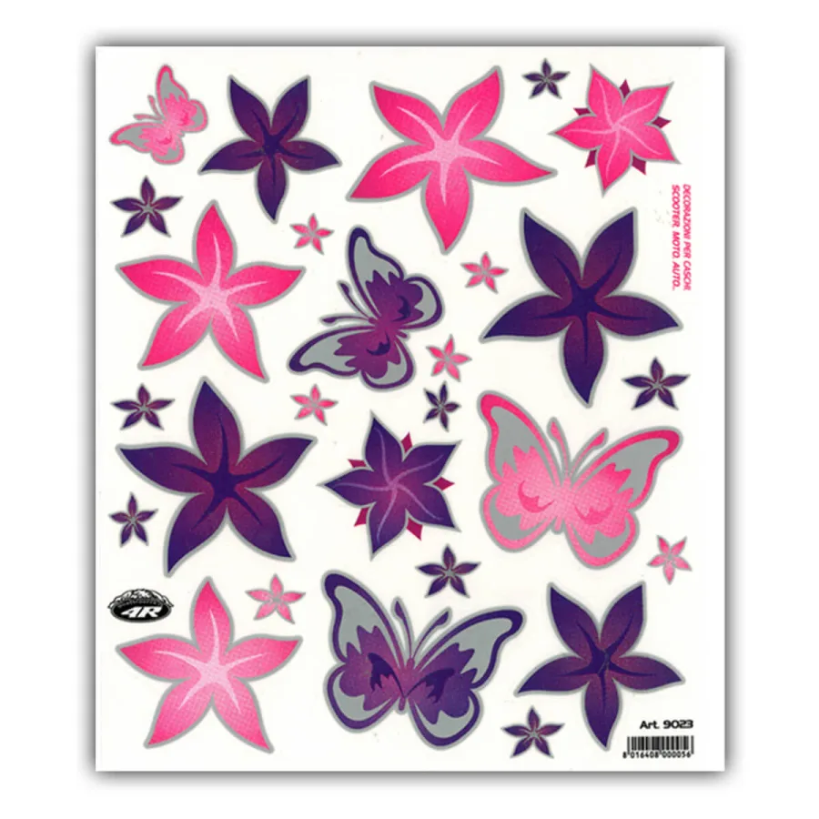 Stickerset bloemen & vlinders — foto 2