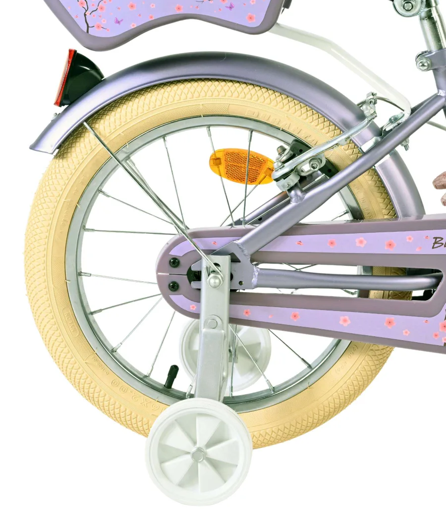 Volare Blossom Kinderfiets – Meisjes – 16 inch – Paars – Twee Handremmen — foto 2
