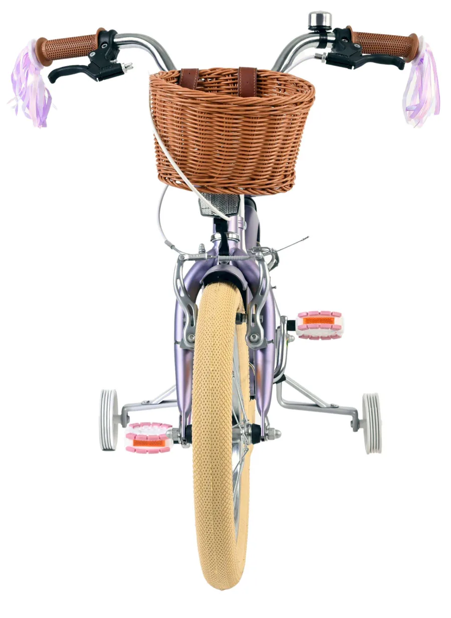 Volare Blossom Kinderfiets – Meisjes – 16 inch – Paars – Twee Handremmen — foto 6