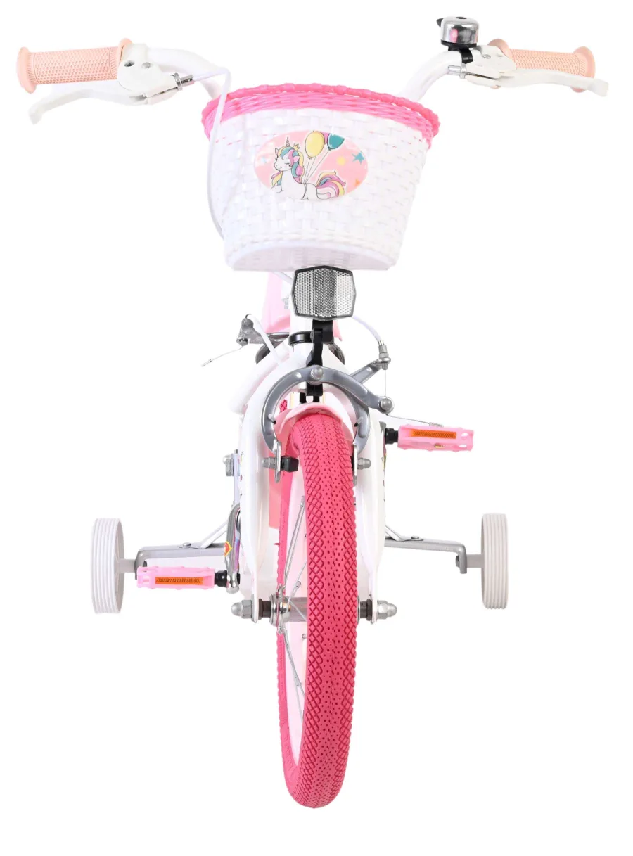 Volare Unicorn Children's bike – Girls – 14 inch – White – Two hand brakes — foto 7