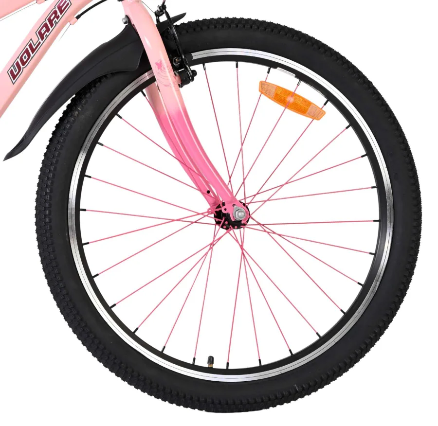 Volare Mystic Kinderfiets – 24 inch – Roze – 7 speed — foto 3