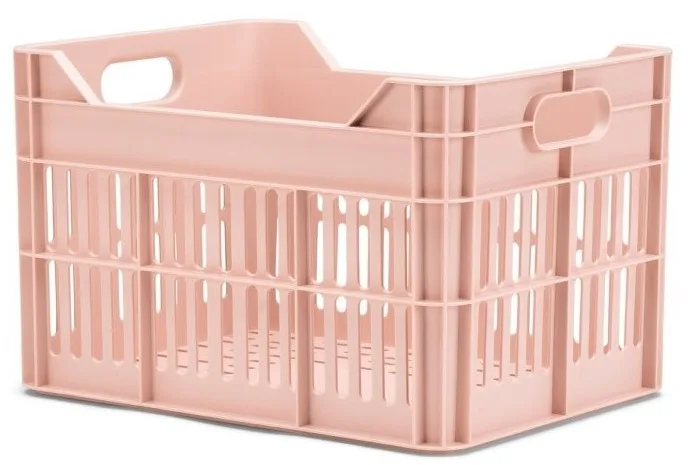 Gerecyclede Fietskrat Urban Proof Junior 15 Liter - Pastelroze — foto 2