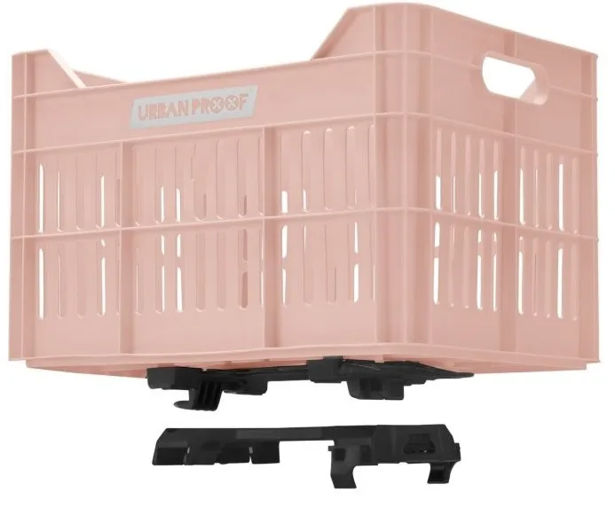 Gerecyclede Fietskrat Urban Proof Click 30 Liter Pastel roze — foto 11