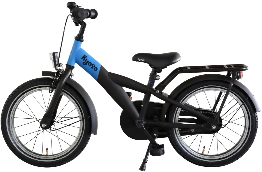 Kinderfiets Kyoso X-Rider 16 inch met remnaaf - zwart/blauw — foto 2