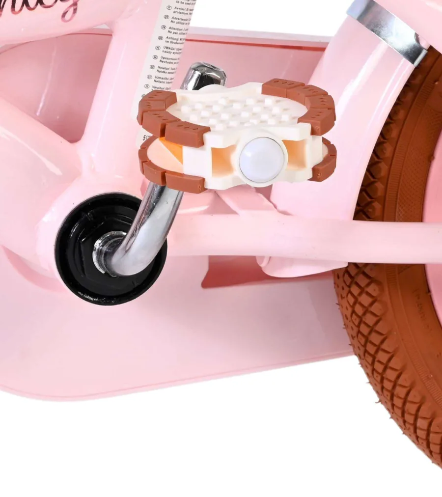 Volare Ashley Kinderfiets – Meisjes – 12 inch – Roze – Twee handremmen — foto 11